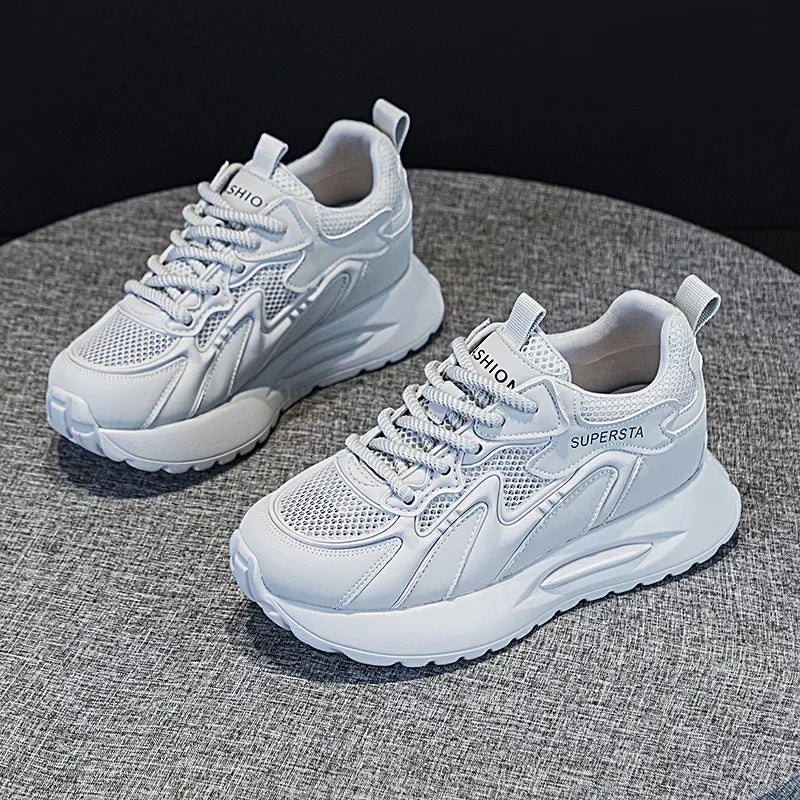 Women's Summer 2024 New Style Casual Agan Shoes With Thick Bottom And Internal Heel EVA Sole Breathable Online Popular Shoes