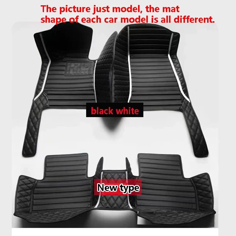 Car Mats For SEAT Cupra Ateca KH7 2016~2022 Auto Floor Rugs Protective Pad Carpets Leather Mat Interior Parts Car Accessories