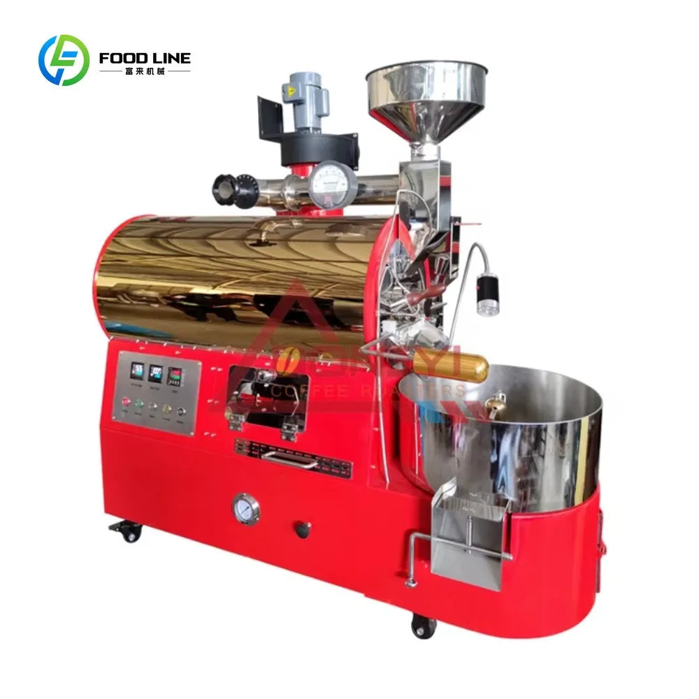 Commercial Home Use 3kg 2kg 1kg Coffee Roaster Machine for Cafe Factory Beans Roasting Equipment