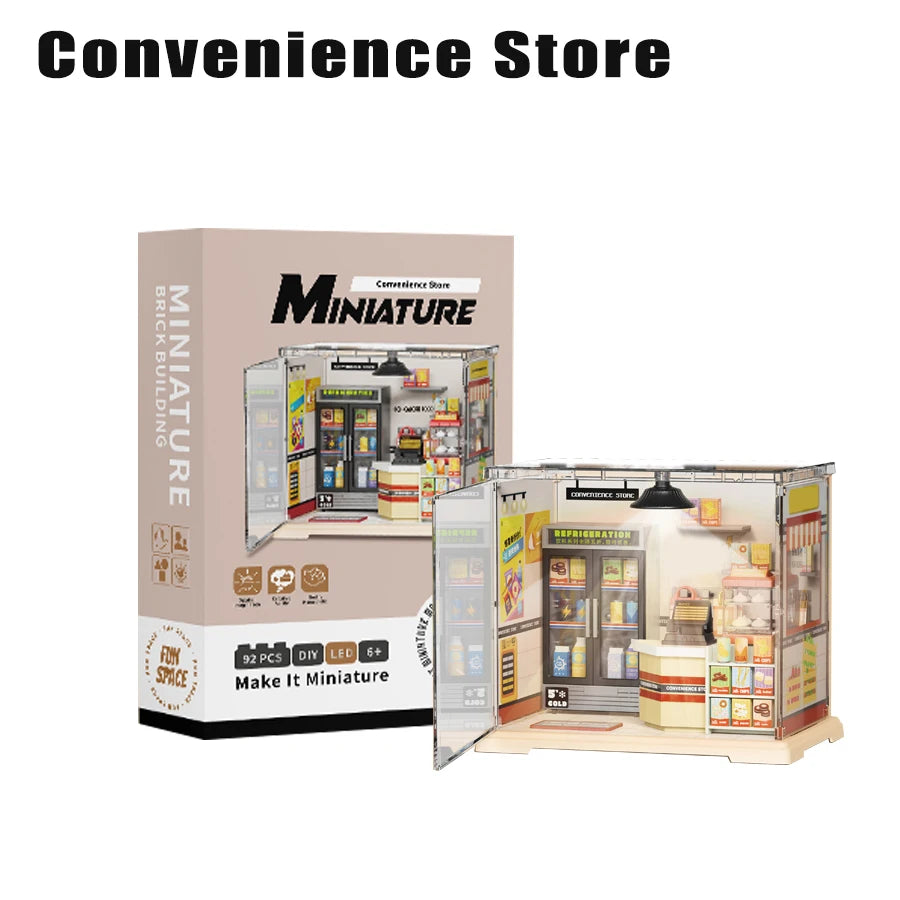 DIY Miniature House Kit - 3D Puzzle Assembly with Exquisite Furniture Decor, Ideal Birthday & Christmas Gift