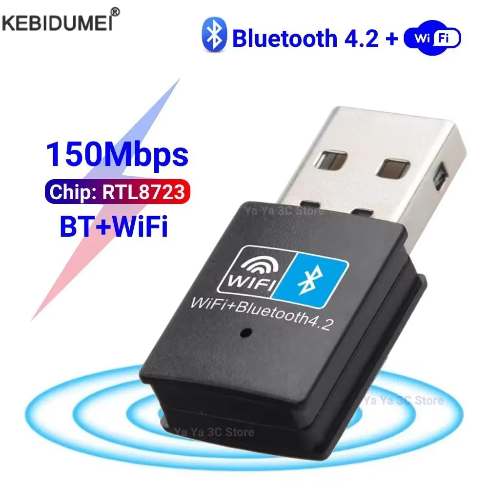 900Mbps USB WiFi Bluetooth 5.4 Adapter 2in1 Dongle Dual Band 2.4G 5GHz USB WiFi 6 Network Wireless Wlan Receiver DRIVER FREE - Free Item
