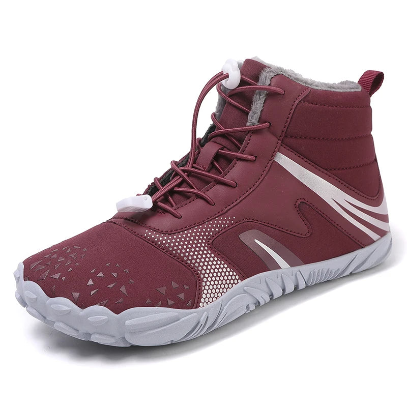 Brand New Winter Boots for Men Women Snow BareFoot Outdoor Non-slip Warm Fur Casual Sneakers Plus Size Ankle Boots Hiking Shoes