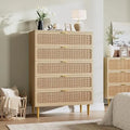 5 Drawer Dressers for Bedroom, Tall Dresser with Deep Drawers, Large Chest of Drawers for Closet with Wide Top