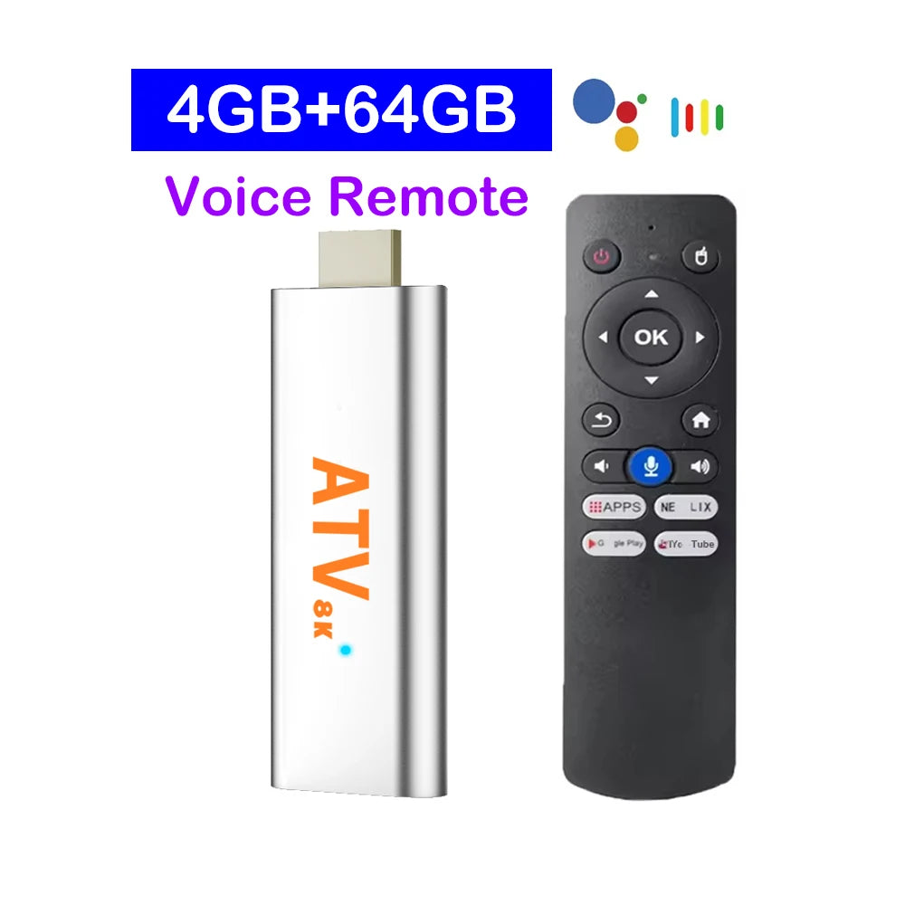 Smart TV Stick Q15 Bluetooth 6.0 Android 16 Streaming Media Player Allwinner H313 Wifi 5G 8K Video 4K HDR10 Netflix Set Top Box