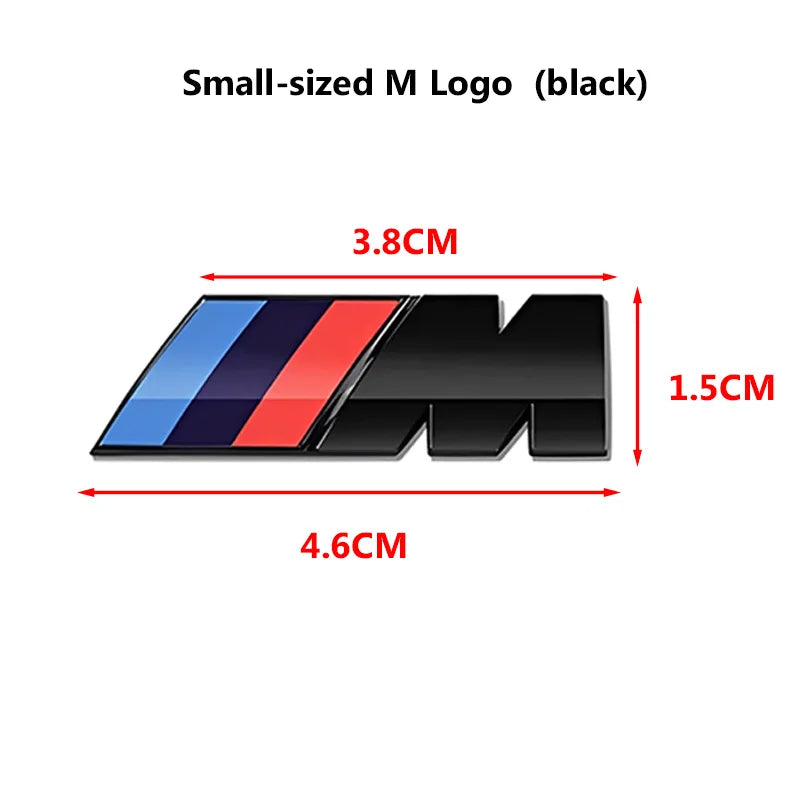 3D ABS Black Emblem Car Fender Badge Trunk Sticker For Mini M Logo M1 M2 M3 M4 M5 M6 M7 F48 E83 F39 F10 F30 G01 E84 Accessories