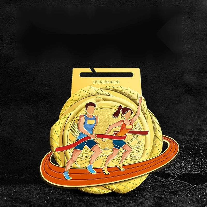 Customized MEDALS for marathon games, gold MEDALS for basketball, football, volleyball, tennis and badminton
