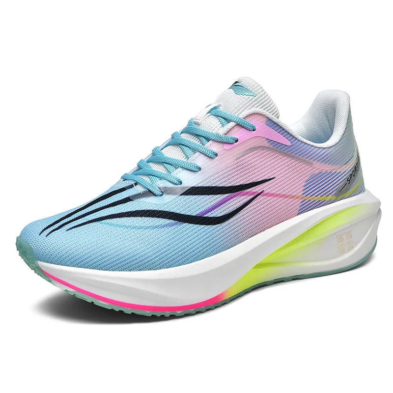 New Running Shoes for Jogging and Marathon Sports, Mesh Fabric with True Carbon Plate, Men's and Women's Hiking Shoes 2025 Men's
