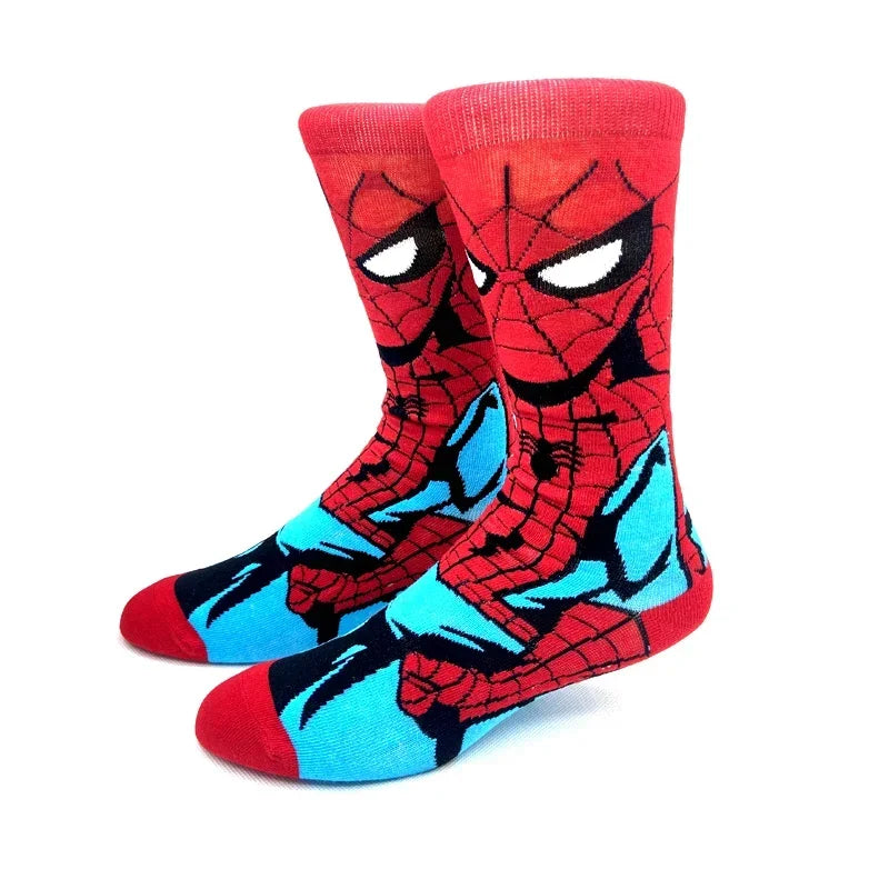 New Design Long Men Socks High Quality Comfortable Cartoon Characters Men and Women Fashion Happy Funny Socks Anime Socks