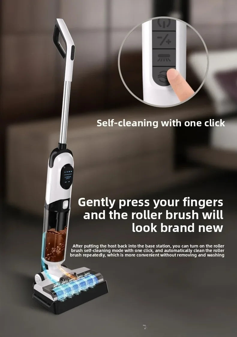 Washing machine suction and mop washing machine household wireless sweeping and mopping automatic cleaning three-in-one
