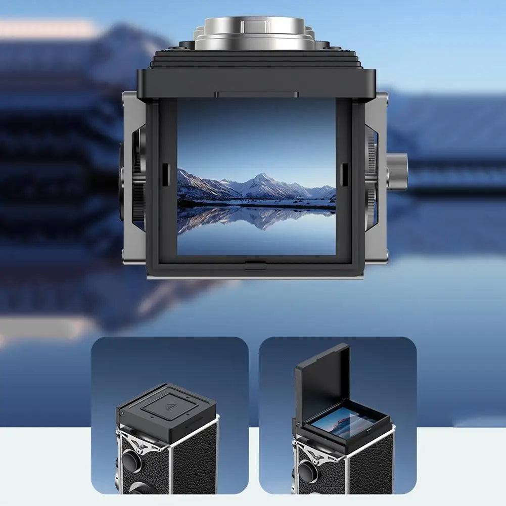 Retro Camera Twin-lens reflex digital camera Function Manual Joystick Operation Simulated retro portable mini CCD camera