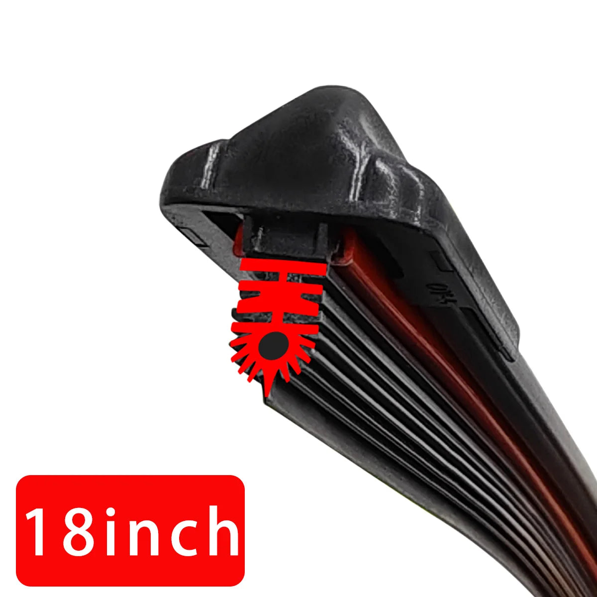 Car Front Windshield Wiper Blade 11 Layer Rubber Strip Wiper Blade J/U-Shaped Wiper Blade 14"15"16"17"18"19"20"21"22"24"26"28"