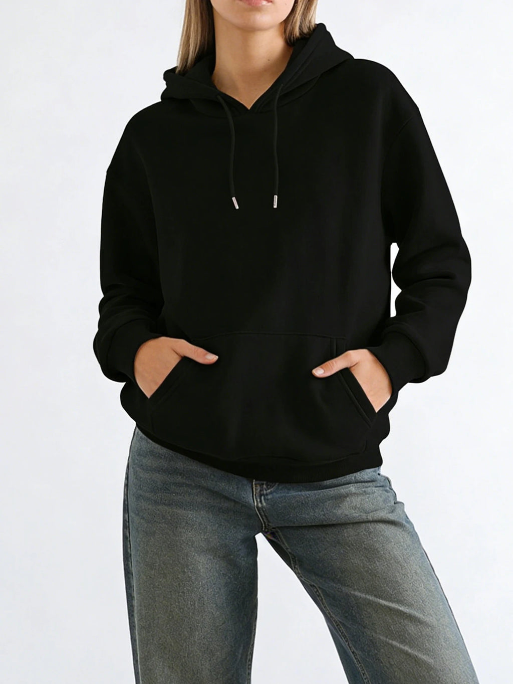 Women's fleece pullover - Party wear for holidays - Soft everyday autumn top - Machine washable casual pullover shirt