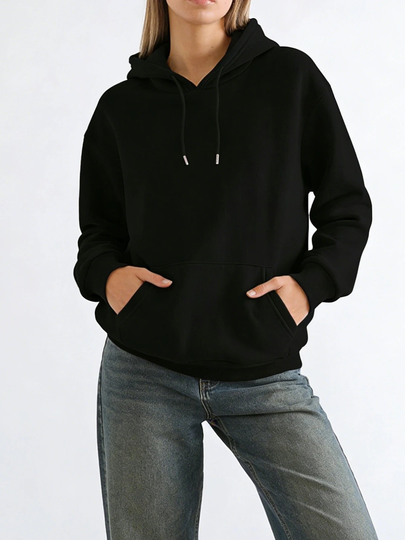 Women's fleece pullover - Party wear for holidays - Soft everyday autumn top - Machine washable casual pullover shirt