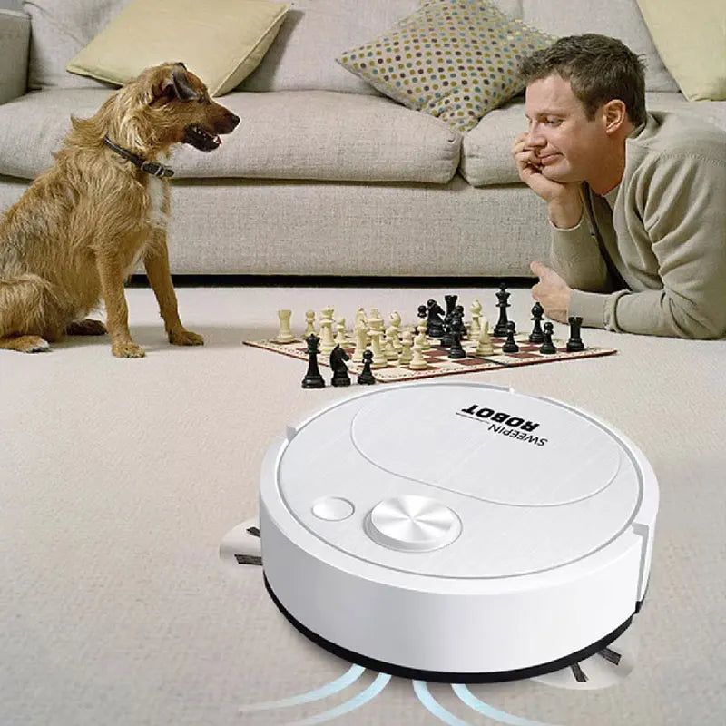 Smart Robot USB Sweeping Robot Vacuum Cleaner Mopping 3 In 1 Smart Wireless 1500Pa Dragging Cleaning Sweep Floor For Home Office