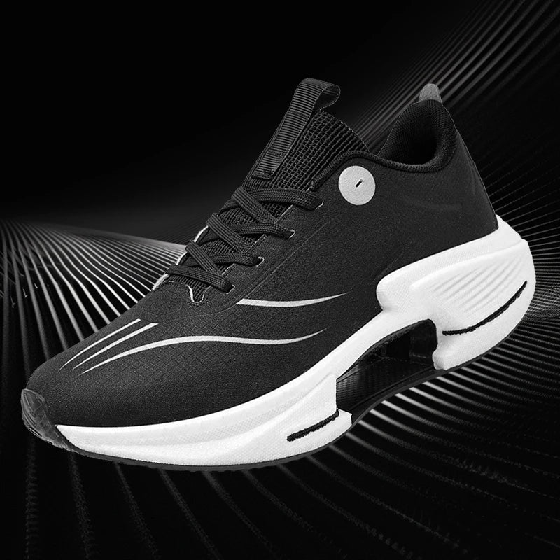 New Running Shoes for Jogging and Marathon Sports, Mesh Fabric with True Carbon Plate, Men's and Women's Hiking Shoes 2025 Men's
