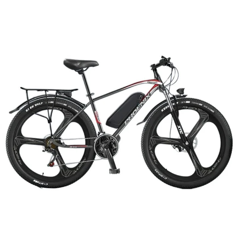 High-carbon steel frame ebike, 26-inch 350W 36V 20AH  battery adult electric bike, shock-absorbing comfortable electric bicycle