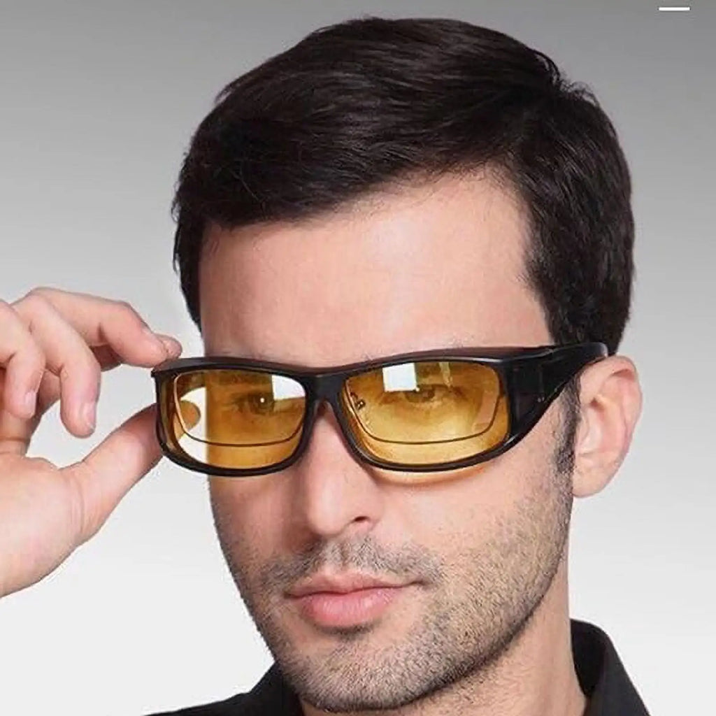 Anti-Glare Night Vision Driver Goggles Fashion Sunglasses Cycling Goggles Night Driving Enhanced Light Glasses Car Accessries
