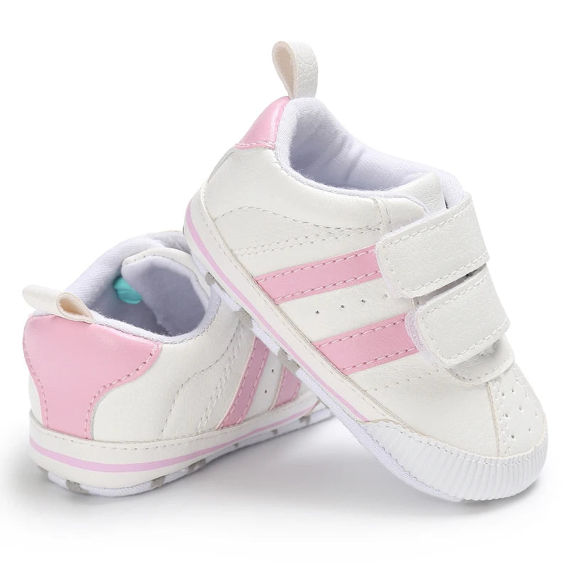 Spring and Autumn Style Baby Walking Shoes Baby White Shoes Casual Single Shoes For Boys and Girls Anti Slip Baby Shoes