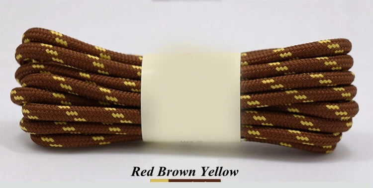 Bold Round Hiking Shoe laces Sneakers Shoelaces High Top Outdoor Walking Boot Laces Shoes Strings Diameter 0.5CM Shoelace 1Pair - Free Item