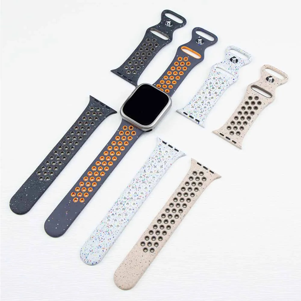 Silicone strap for Apple watch band 44mm 40mm 42mm 46mm 49mm correa bracelet iwatch ultra 2 3 series 6 se 7 8 9 10 11 45mm 41mm