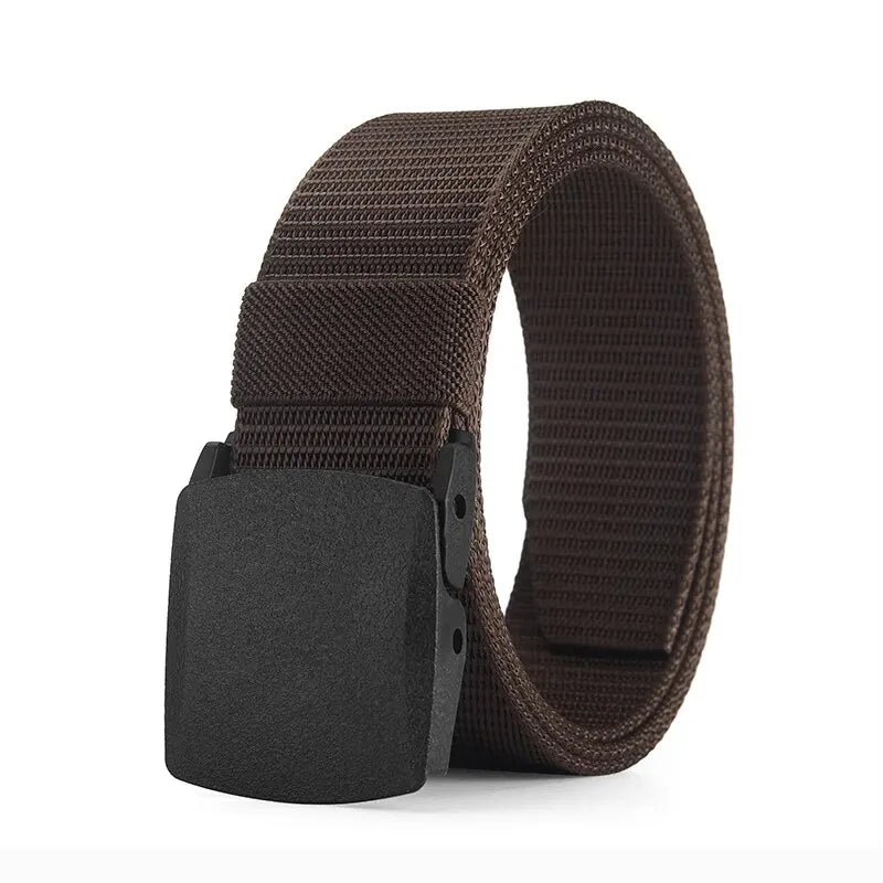 Men's Belt Outdoor Casual Canvas Belt Metal Free Training Nylon Tactical Belt With Pants Jeans Belt Sports Belts For Men Women - Free Item