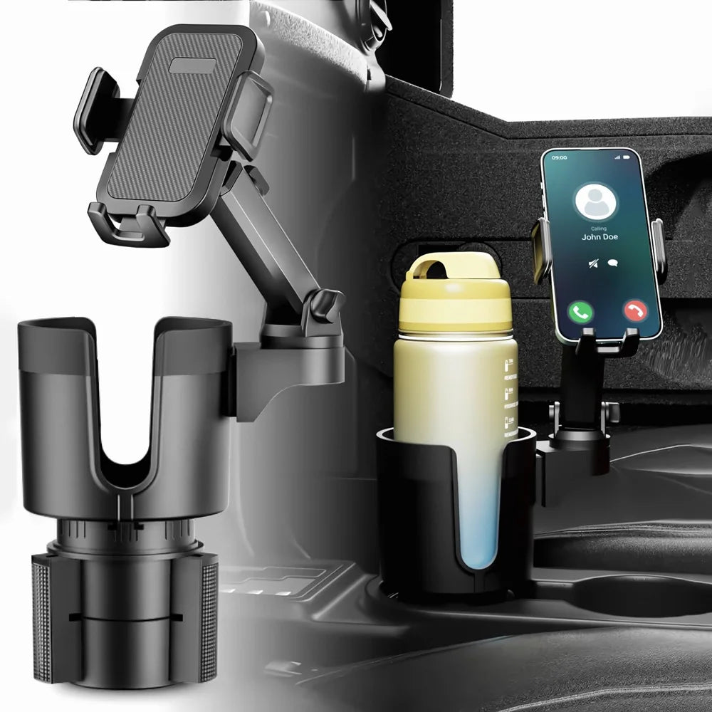 New multi-functional car cup holder, two-in-one car cup holder car phone holder, car drink holder