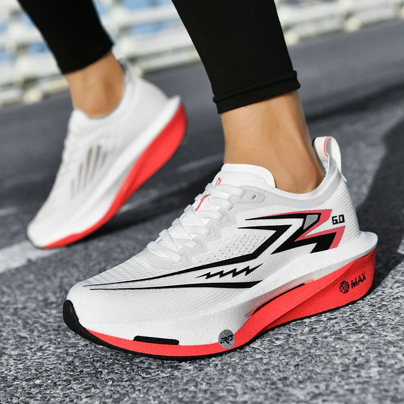 Men Running Shoes Outdoor Sports Shoes Racing Shock-absorbing Jogging Training Casual Sneakers Cushioning Walking Shoes for Men