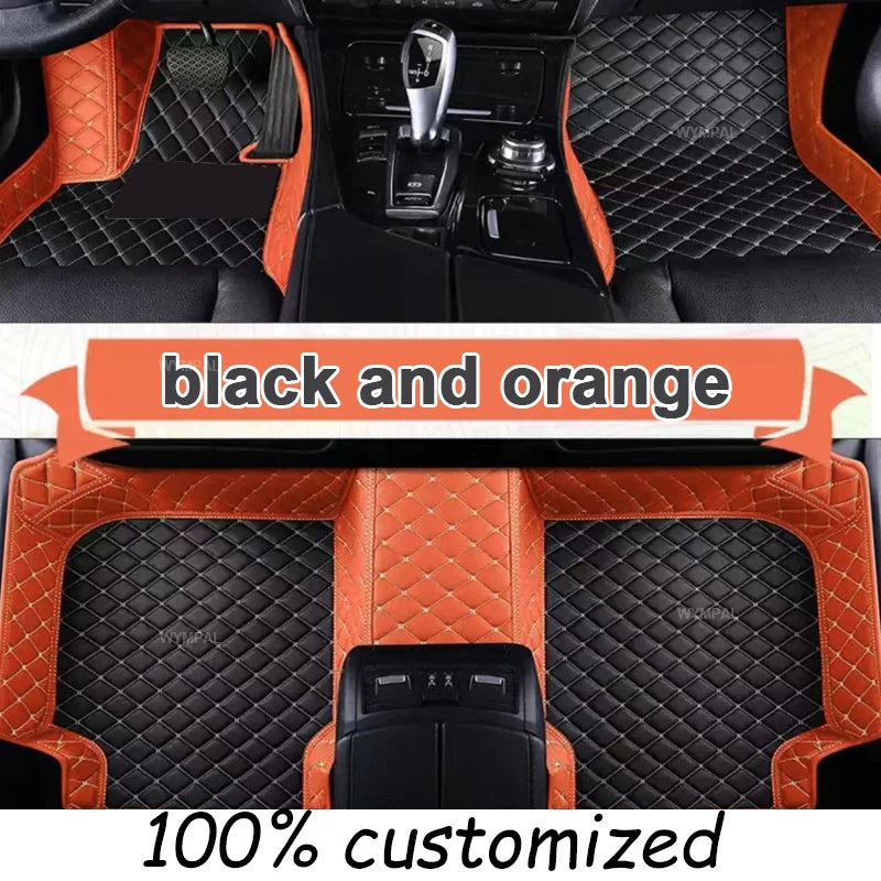 Car Floor Mats For Ford Mondeo MK4 2007 2008 2009 2010 2011 2012 2013 Auto Luxury Leather Men Women Car Mats Full Coverage