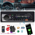 [CAR Stereo] Universal 1Din Car MP3 Player BT Wireless Link Wireless SWC USB Fast Charger TF/AUX/FM Radio & Time Display