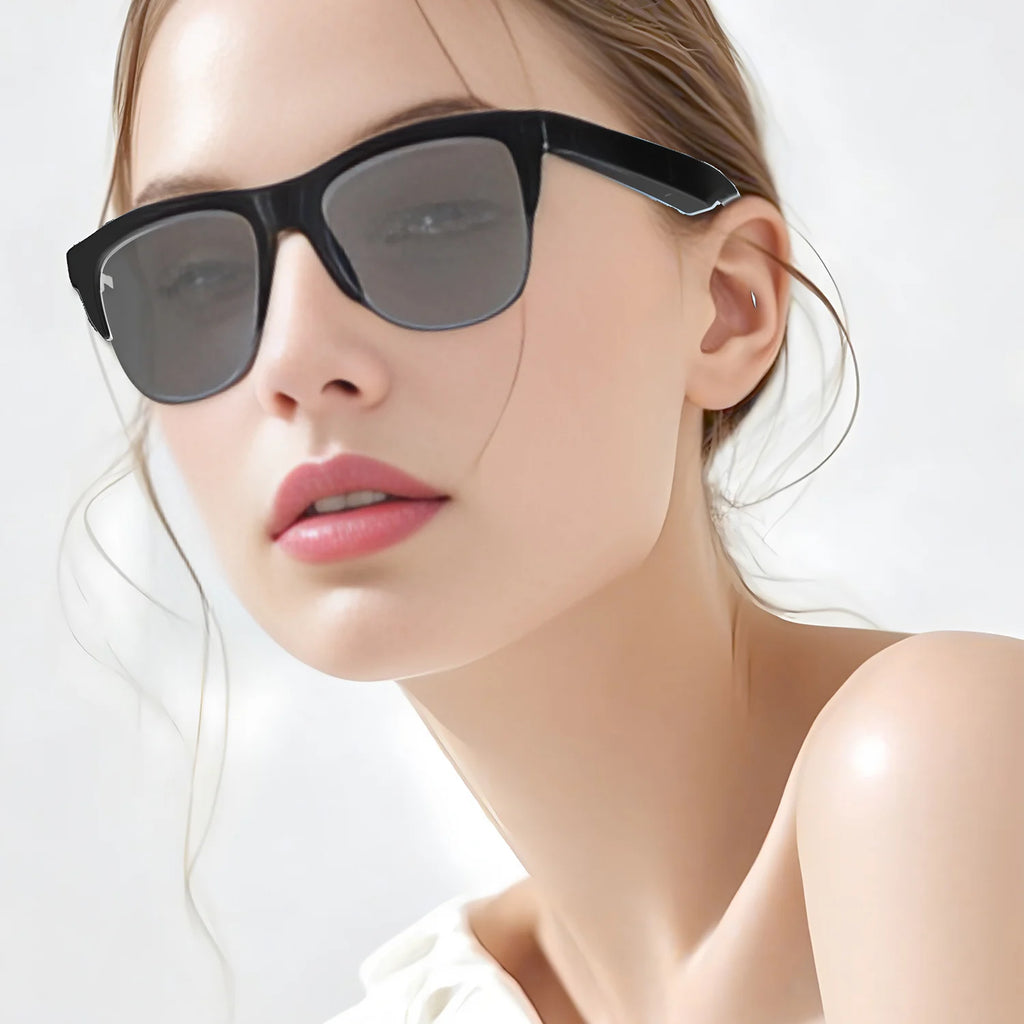 New Smart Bluetooth V5.3 Sunglasses Glasses Call Outdoor Sports Headphones HIFI Black Technology Anti-touch For Men And Women