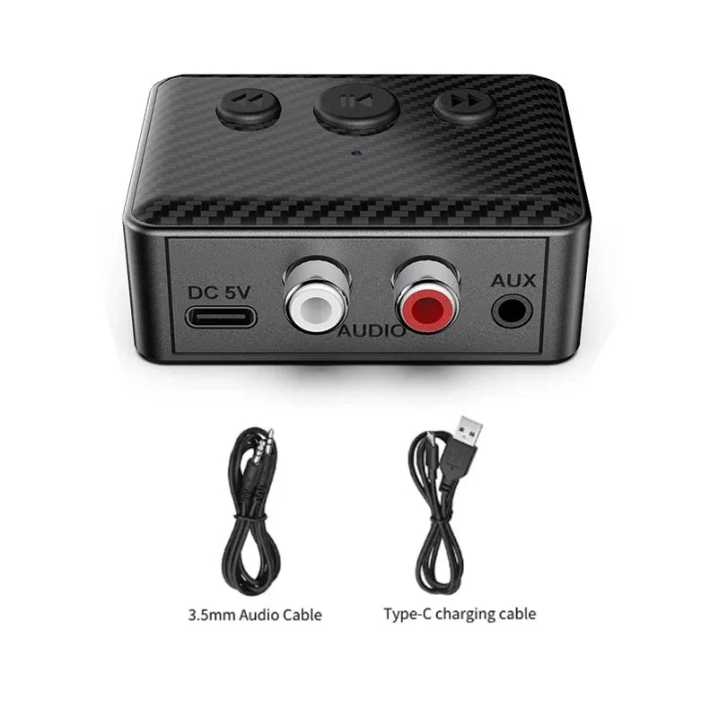 Bluetooth 5.4 Audio Receiver 3.5mm AUX RCA USB U-Disk Stereo Music Wireless Audio Adapter For PC TV Car Kit Speaker Amplifier - Free Item