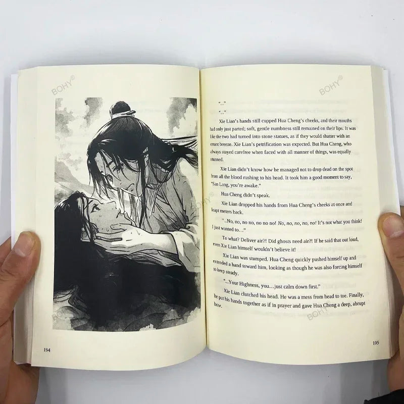 5-8 Tian Guan Ci Fu Novel Books English Version of Ancient Romance Novels Physical Books New Heaven Official's Blessing 1 Book
