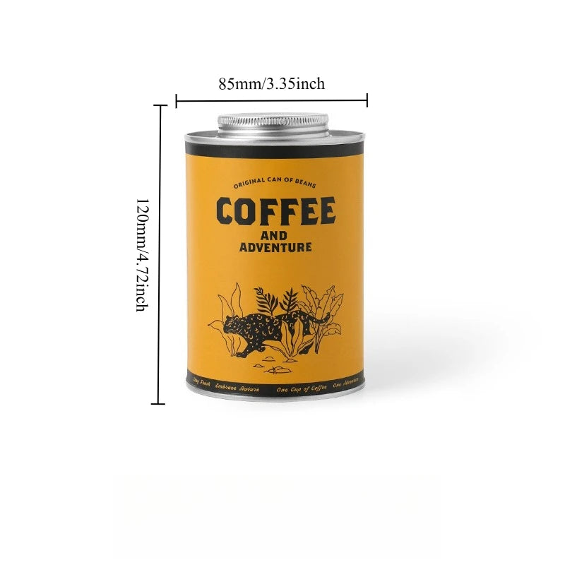 Portable Food Grade Coffee Bean Storage Container with Sealed Coffee Beans