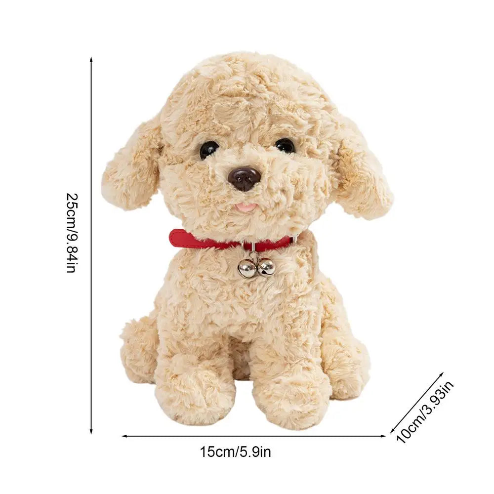 Robot Puppy Dog Interactive Robot Puppy Plush Toy - Realistic Moving, Talking Electronic Pet Dogs for Kids, Boys, Girls, Teens