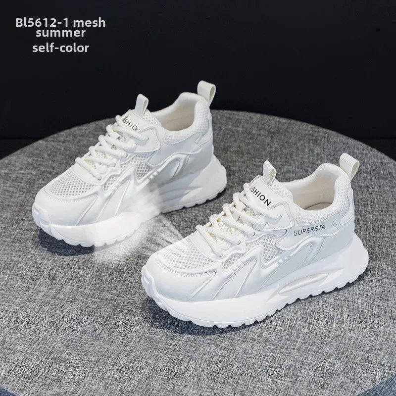 Women's Summer 2024 New Style Casual Agan Shoes With Thick Bottom And Internal Heel EVA Sole Breathable Online Popular Shoes