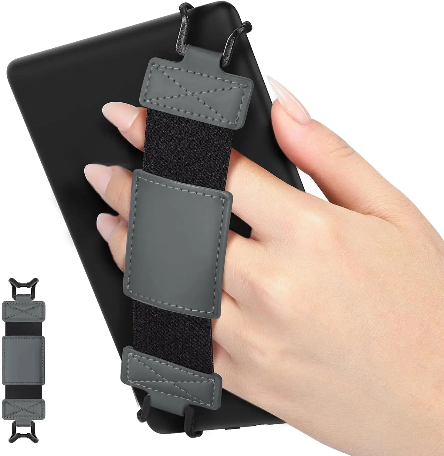 High-Elasticity Hand Strap Lightweight Finger Grip Holder for 6-8" Kindle eReaders Fire Tablet Kindle/Kobo/Voyaga - Free Item.