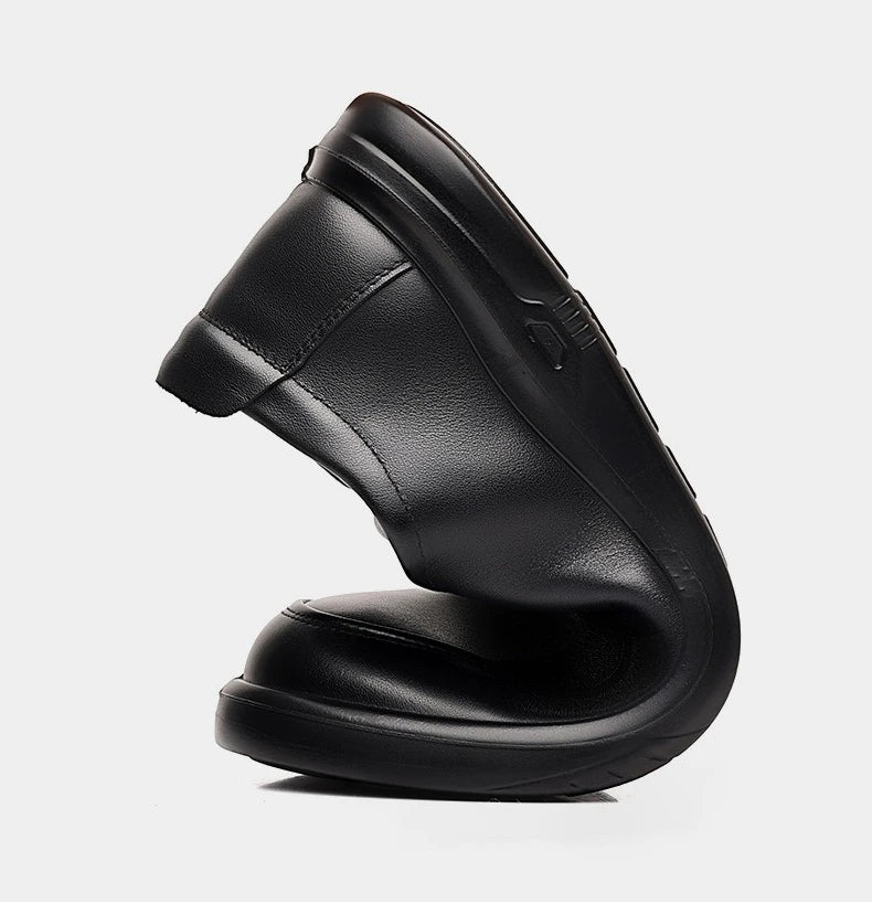 New Designer Solid Color Dress Shoes for Men Spring Autumn Fashion Leather Shoes Man Soft Sole Business Casual Shoe Male
