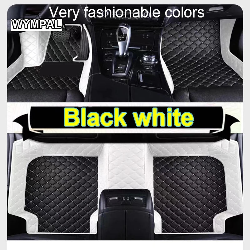 Car Mats For VW VW Passat CC 2008~2016 Floor Rug Set Auto Interior Parts Carpet Pad Luxury Leather Mat Car Accessories