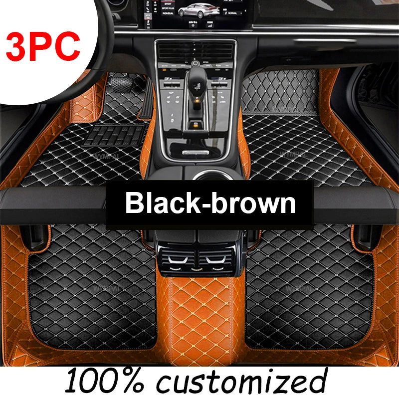 Car Floor Mats For Ford Mondeo MK4 2007 2008 2009 2010 2011 2012 2013 Auto Luxury Leather Men Women Car Mats Full Coverage
