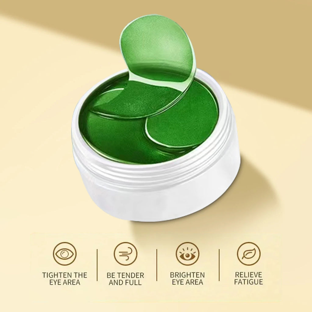 Seaweed Eye Mask, Selected Large-Leaf Seaweed Essence, Deeply Moisturizes and Makes Skin Around the Eyes Look Slimmer, Suitable for Men and Women, New Year Gifts, Holiday Gifts