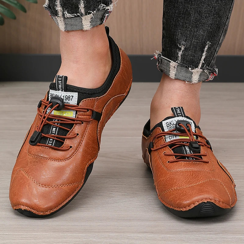 Men's Casual Shoes All Season Integrated Fashion Luxury Design Boots Multifunctional Daily Versatile Flat Shoes Sneakers Men