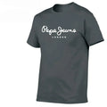 2025 Newest Pepe-Jeans-London Logo T-Shirt Summer Men's /Women's Short Sleeve Popular Tees Shirt Tops Unisex