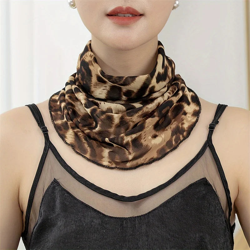Hiking For Women Face Scarves Fishing Neck Scarf For Men Triangular Scarf Face Cover Sunscreen Veil Ice Silk Mask 2024