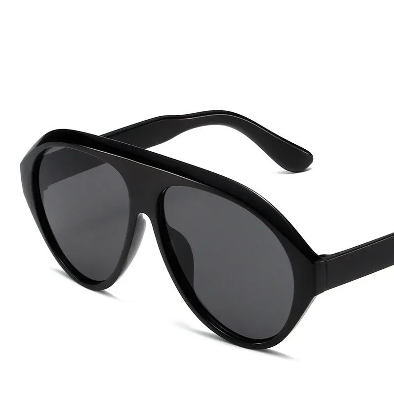 Fashion Pilot Oversized Sunglasses Goggles Women Luxury Brand Designer Sun Glasses Mens Womens Big Frame Trendy Shades UV400