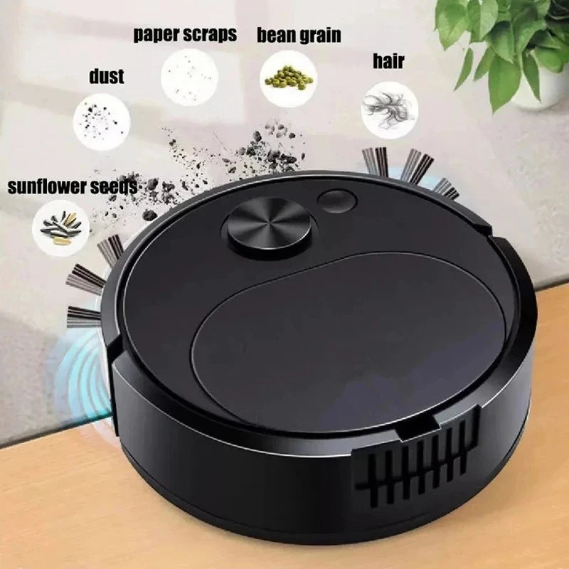 2026 NEW USB Sweeping Robot Vacuum Cleaner Mopping 3 In 1 Smart Wireless 1500Pa Dragging Cleaning Sweep Floor For Home Office