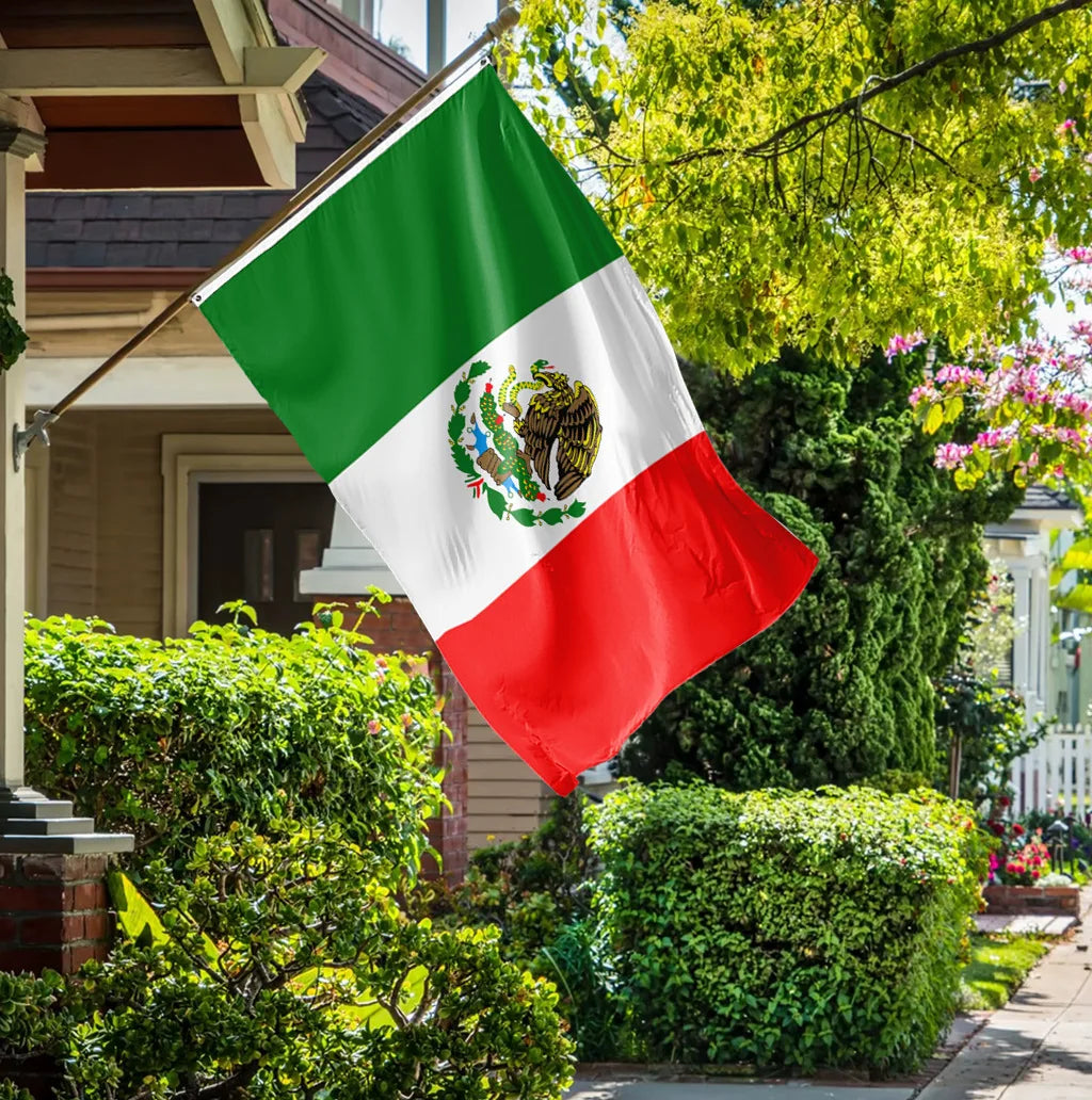 3x5 Mexico Flag - Polyester Mexican Flag with Brass Grommets