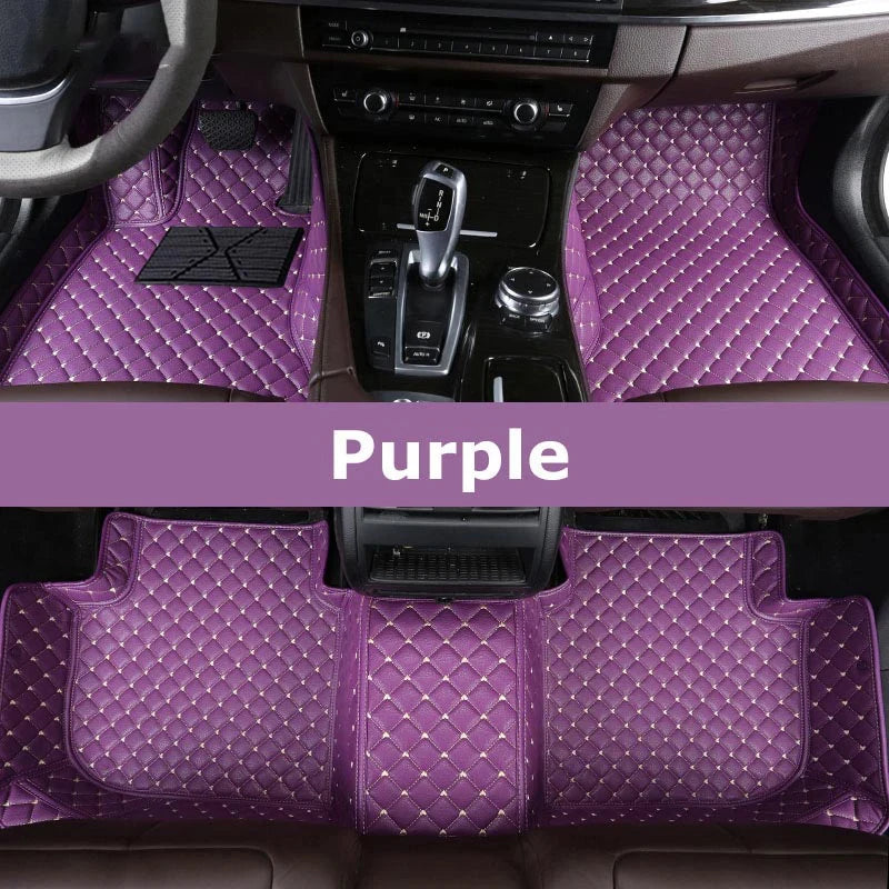 Car Mats For SEAT Cupra Ateca KH7 2016~2022 Auto Floor Rugs Protective Pad Carpets Leather Mat Interior Parts Car Accessories