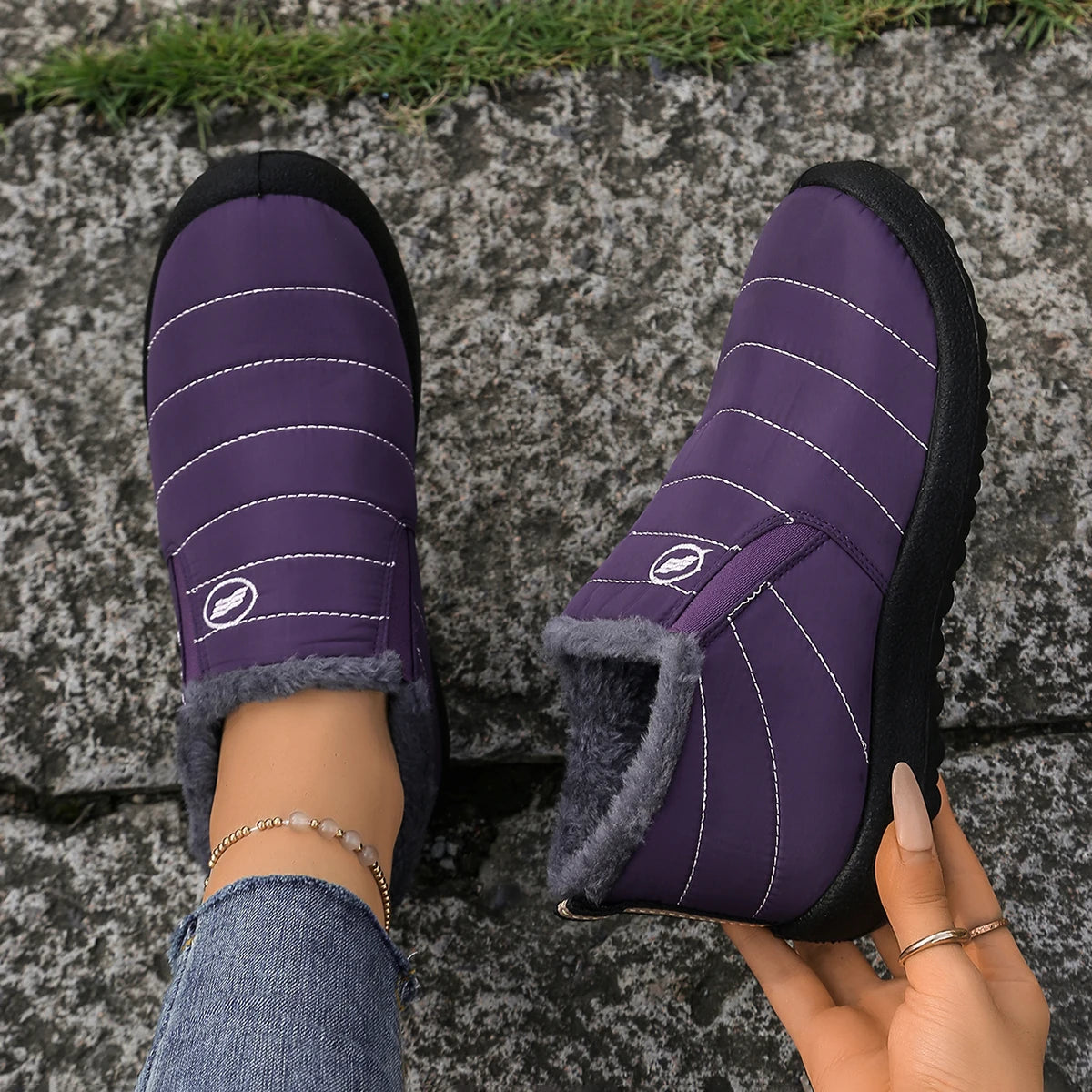 Women's shoes Women's cotton boots for autumn and winter are warm, comfortable and anti-slip Shoes woman free shippiing shoes