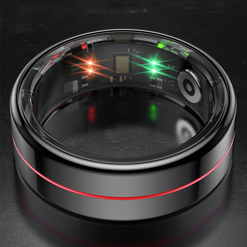 R04 Smart Ring Health ring finger fitness tracker Heart rate blood oxygen QRing App 5ATM waterproof Health Manager Sleep Monitor