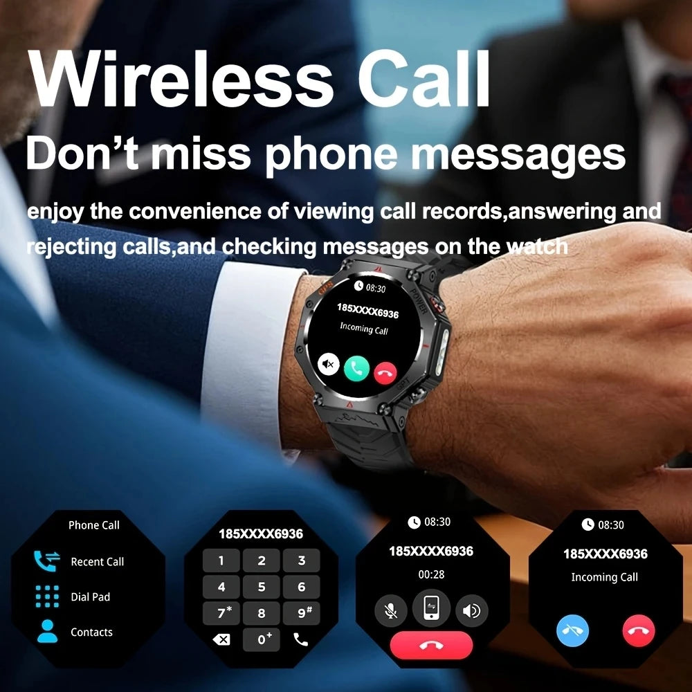 New GPS Smart Watch 1.39inch HD Pixel 360*360 Full Touch Screen AI Smart Assistant Health Monitoring Smartwatches for Men Women